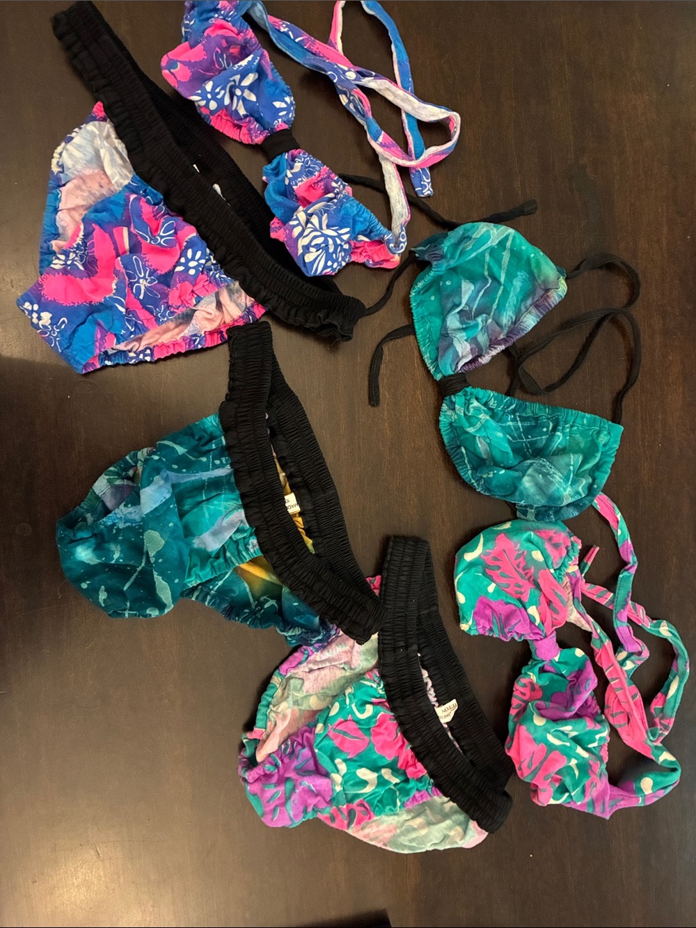 Bikini 3 pack! Batik from Indonesia! Cotton. XS-S